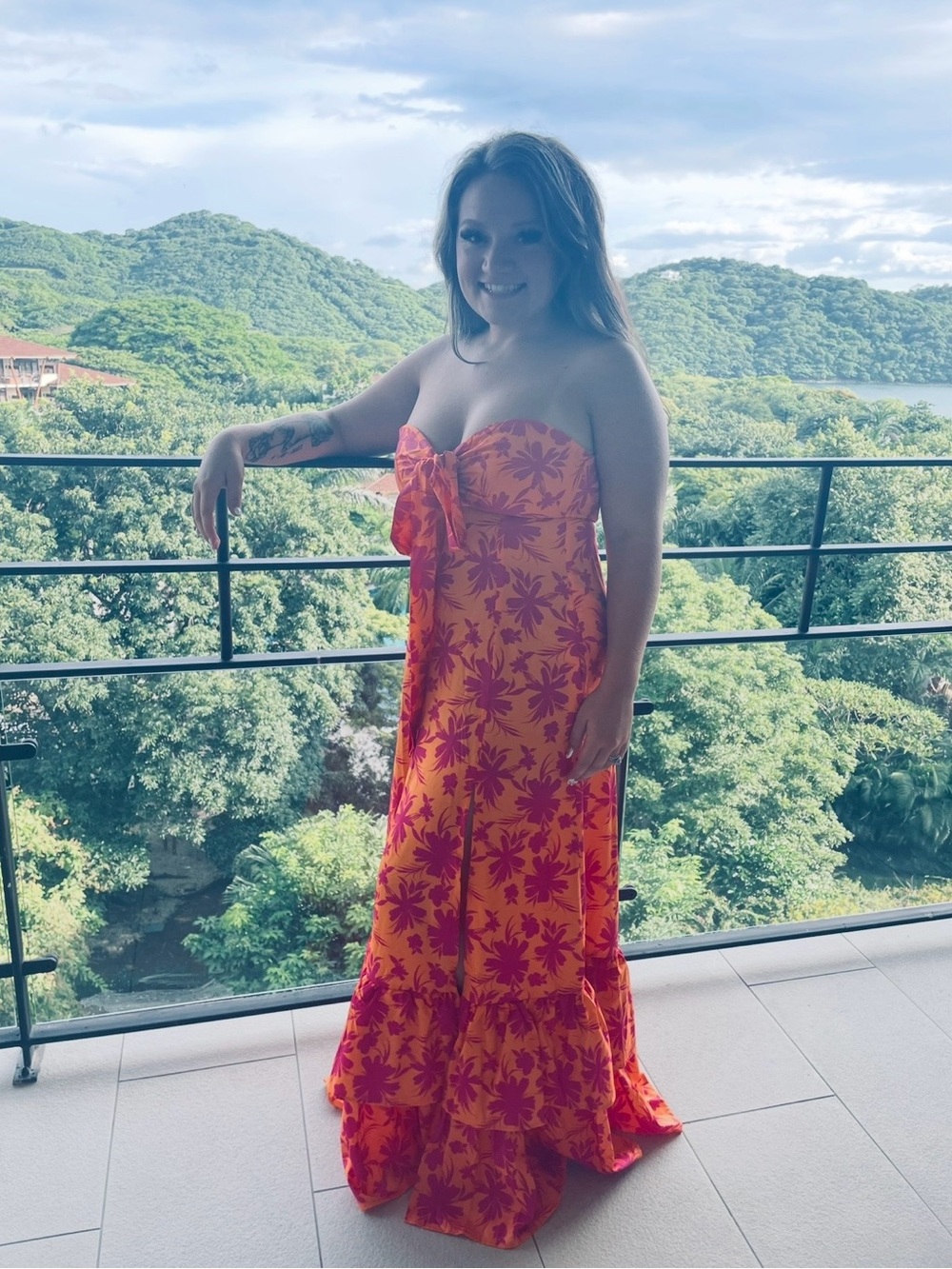 Strapless boutique dress